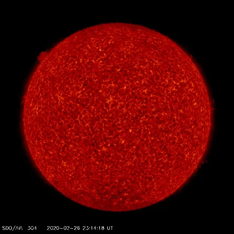 Image of Sun's transition region