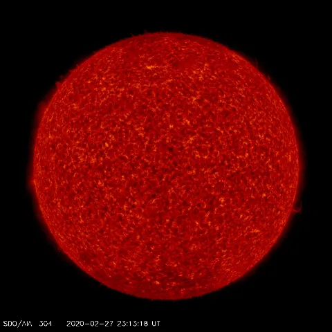 Image of Sun's transition region