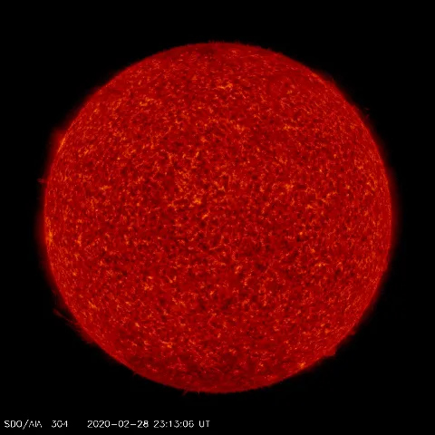 Image of Sun's transition region