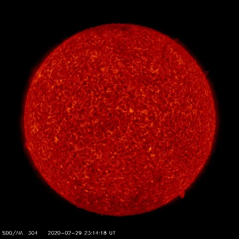 Image of Sun's transition region