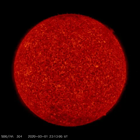 Image of Sun's transition region