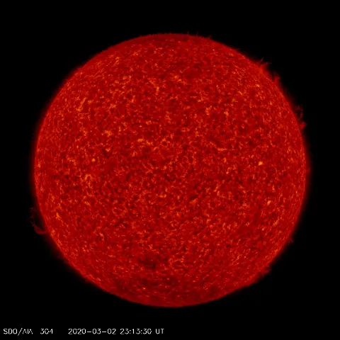 Image of Sun's transition region