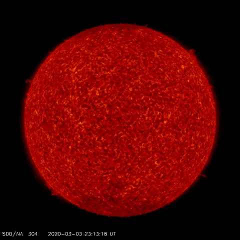 Image of Sun's transition region