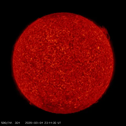 Image of Sun's transition region