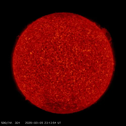 Image of Sun's transition region