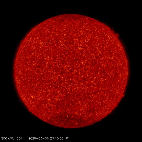 Image of Sun's transition region