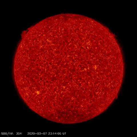 Image of Sun's transition region