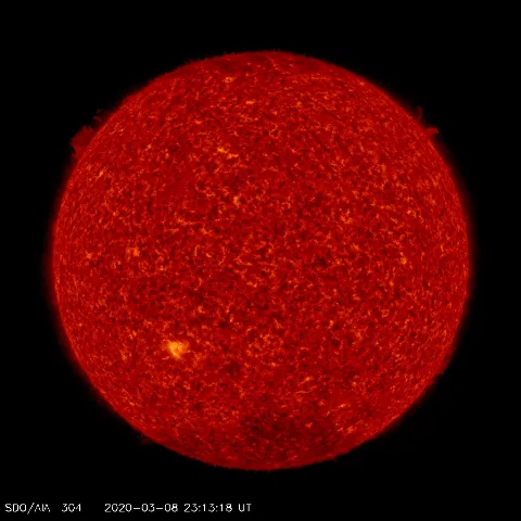 Image of Sun's transition region