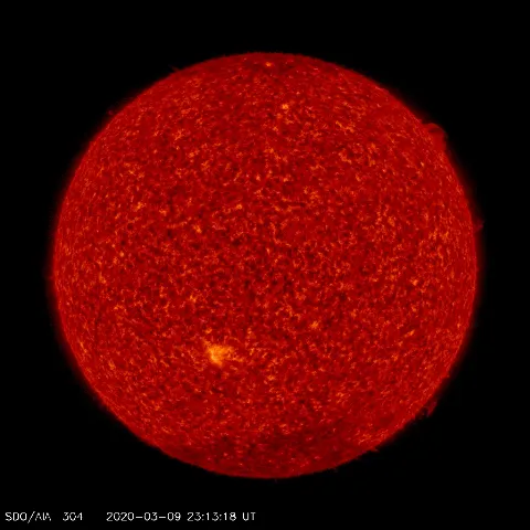 Image of Sun's transition region