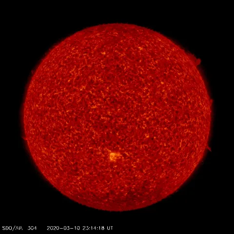 Image of Sun's transition region