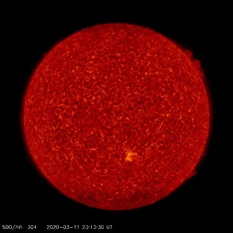 Image of Sun's transition region