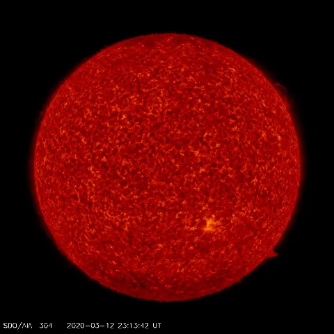 Image of Sun's transition region