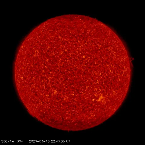 Image of Sun's transition region