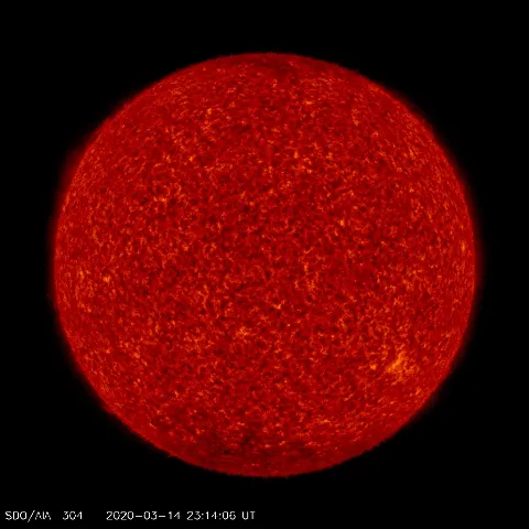 Image of Sun's transition region