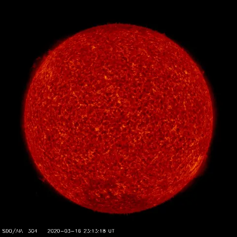 Image of Sun's transition region