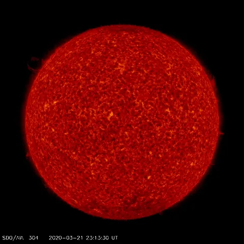 Image of Sun's transition region