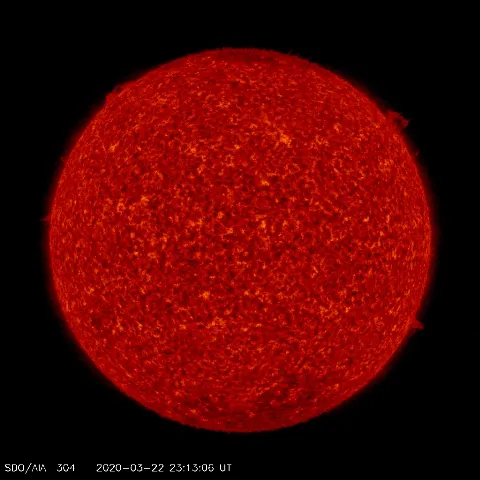 Image of Sun's transition region