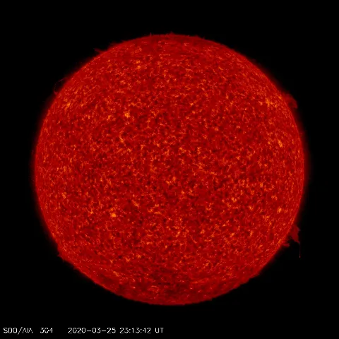 Image of Sun's transition region