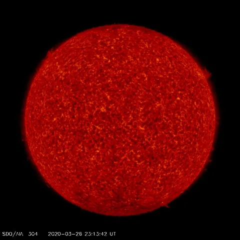 Image of Sun's transition region