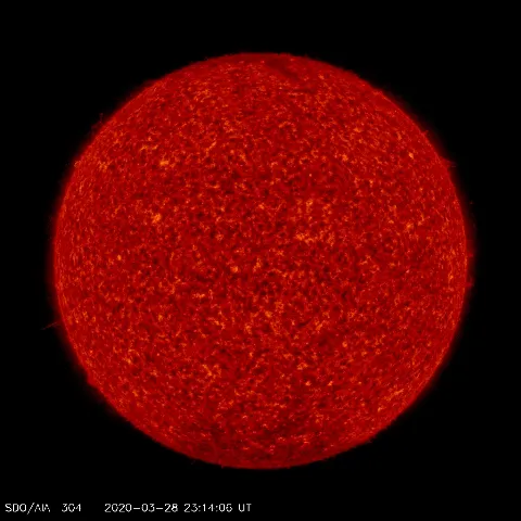 Image of Sun's transition region