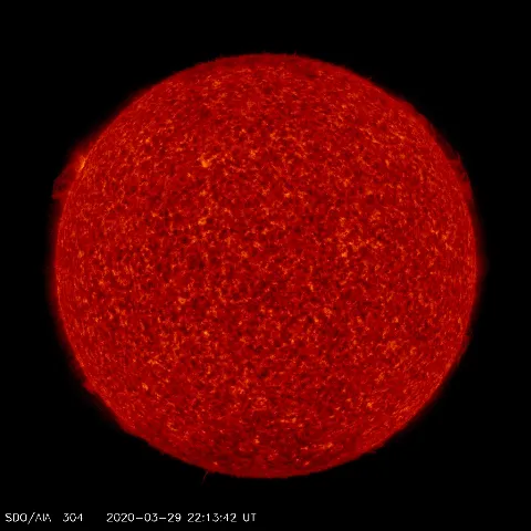 Image of Sun's transition region