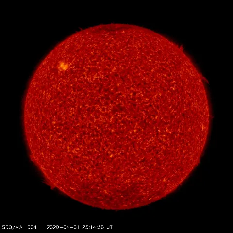 Image of Sun's transition region