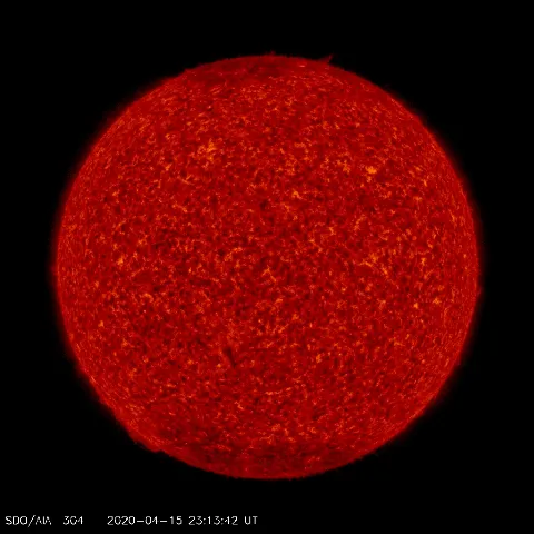 Image of Sun's transition region