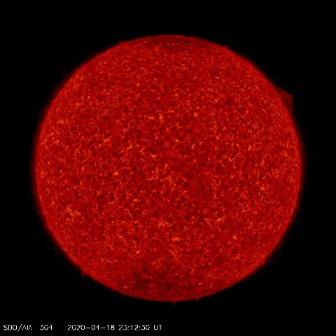 Image of Sun's transition region