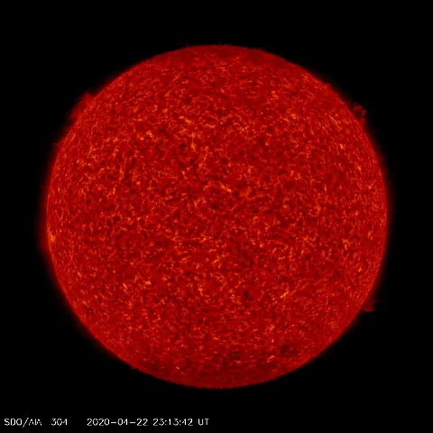 Image of Sun's transition region