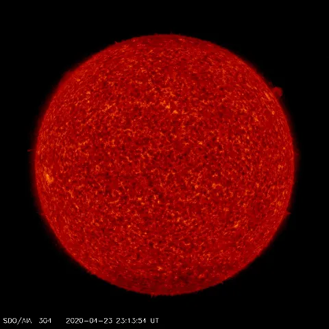 Image of Sun's transition region