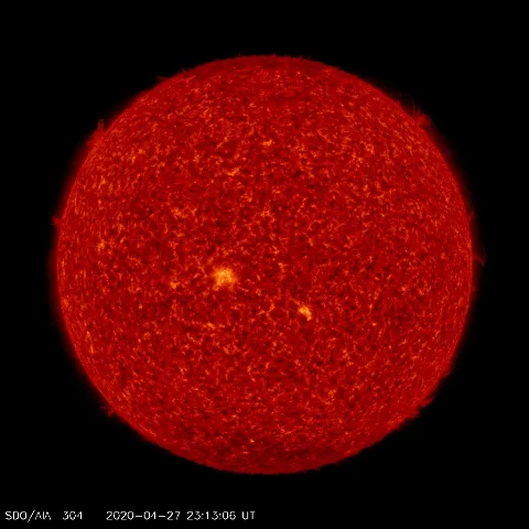 Image of Sun's transition region