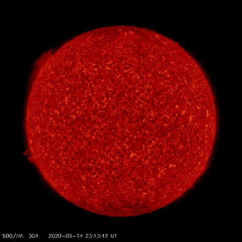 Image of Sun's transition region