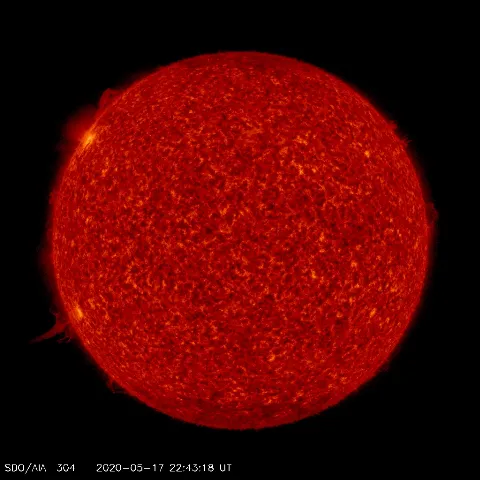 Image of Sun's transition region