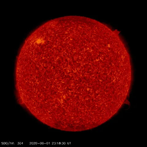 Image of Sun's transition region