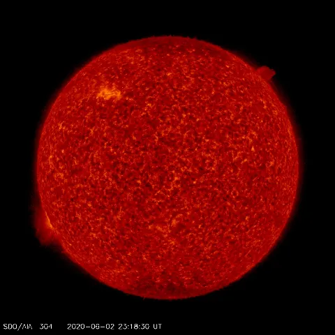 Image of Sun's transition region