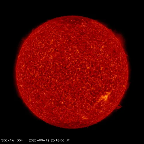 Image of Sun's transition region