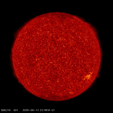 Image of Sun's transition region