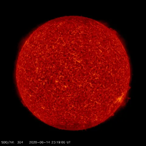 Image of Sun's transition region