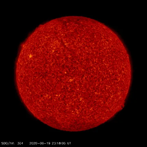 Image of Sun's transition region