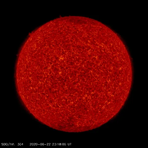 Image of Sun's transition region