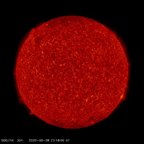 Image of Sun's transition region