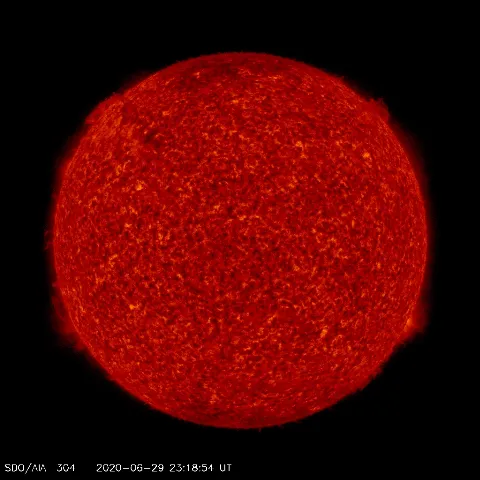 Image of Sun's transition region