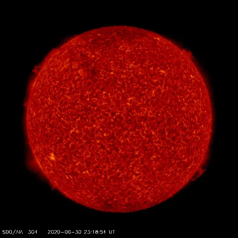 Image of Sun's transition region