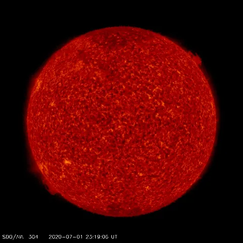 Image of Sun's transition region