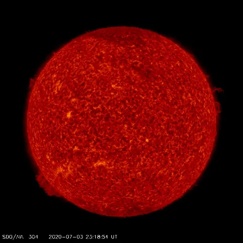 Image of Sun's transition region