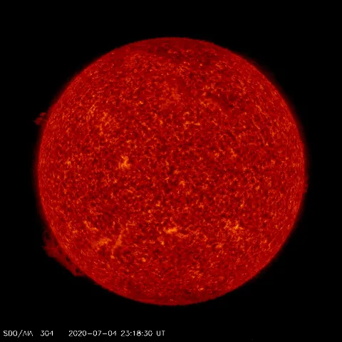 Image of Sun's transition region