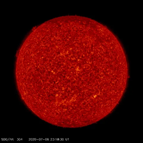 Image of Sun's transition region