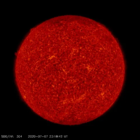 Image of Sun's transition region