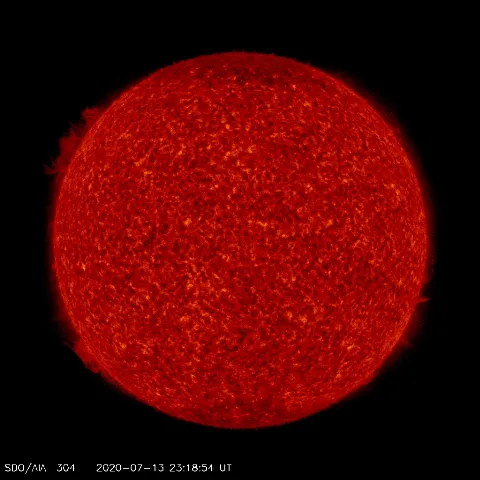 Image of Sun's transition region