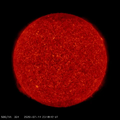 Image of Sun's transition region